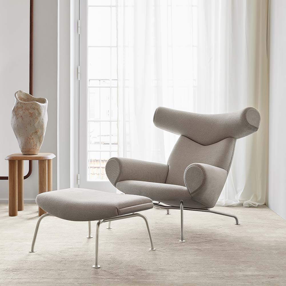 Wegner Ox Chair Tyg -  Fredericia Furniture - 5