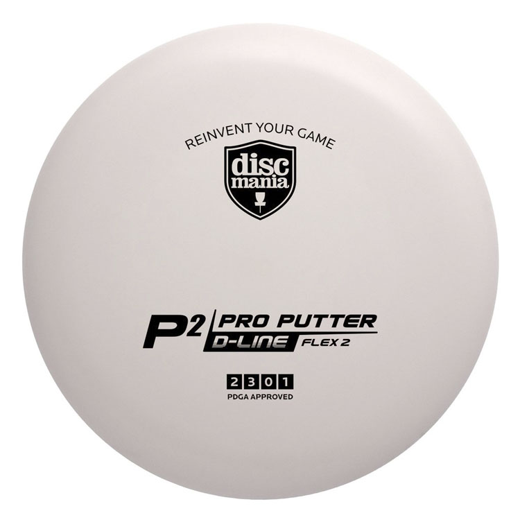 Discgolf Discmania D-line P2 Flex 2 173-176 Vit