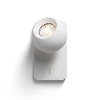 RENDL Siena vägg vit GU10 50W