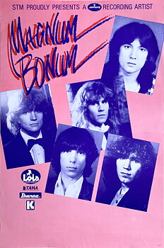 MAGNUM BONUM - Svensk / Skandinavisk Turnéaffisch (1979) 