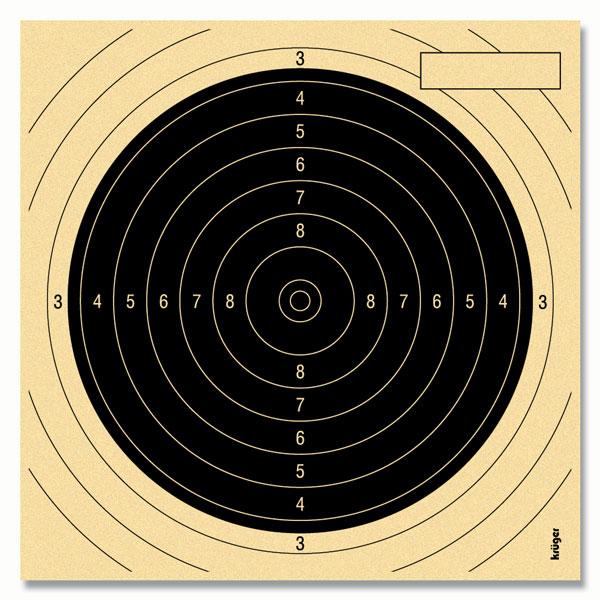 Luftpistolstavla 1 Prick/10 Ring