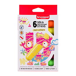 Bruynzeel Poster paint stick set Neon 