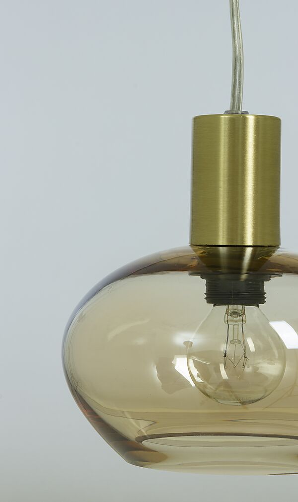 BELL fönsterlampa, matt mässing/amber - Aneta Lighting - 2