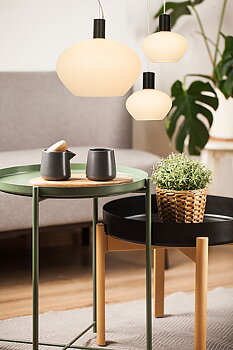 BELL fönsterlampa, svart/vit - Aneta Lighting