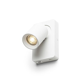 RENDL Voltera vägg vit GU10 50W