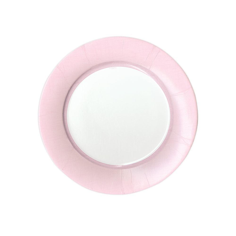 Papperstallrik / Dessert / Rosa