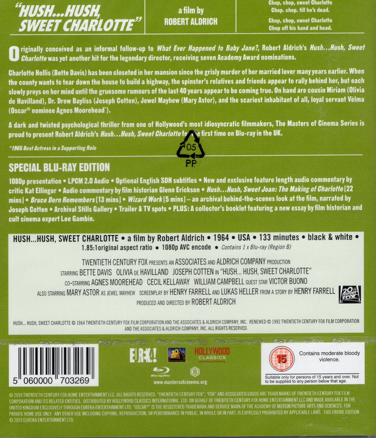 Hush… Hush, Sweet Charlotte (ej svensk text) (Blu-ray) - 2