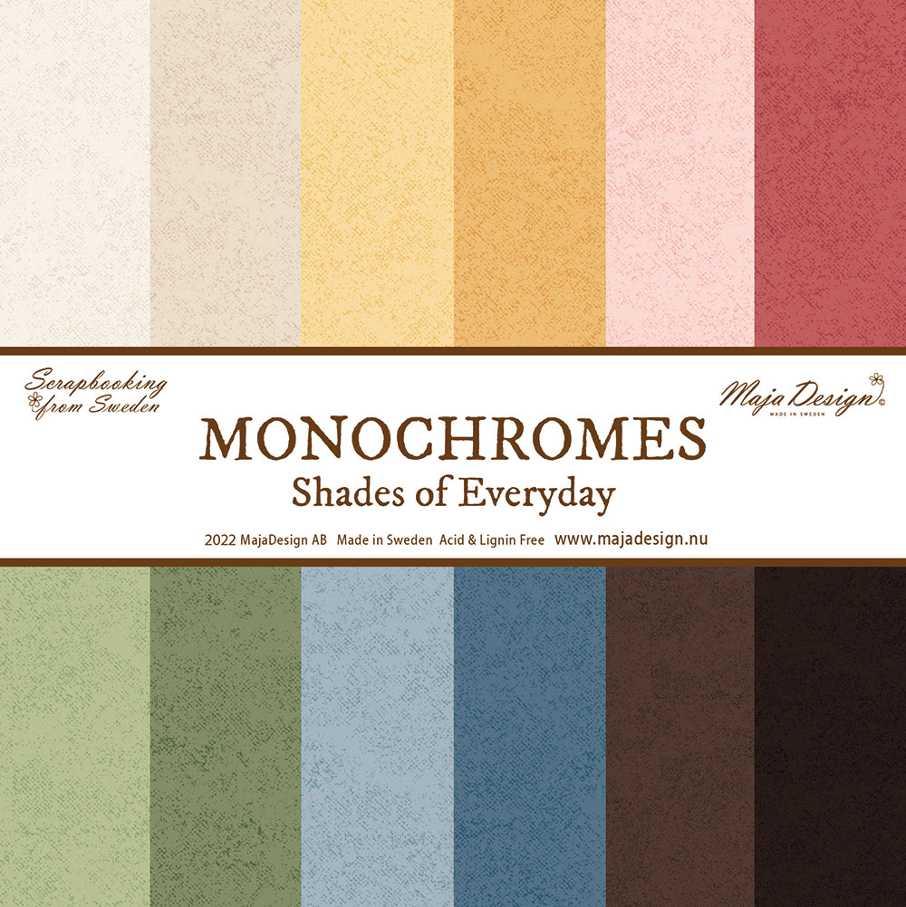 Maja Design - Monochromes-  6 st ark matchar Everyday Life