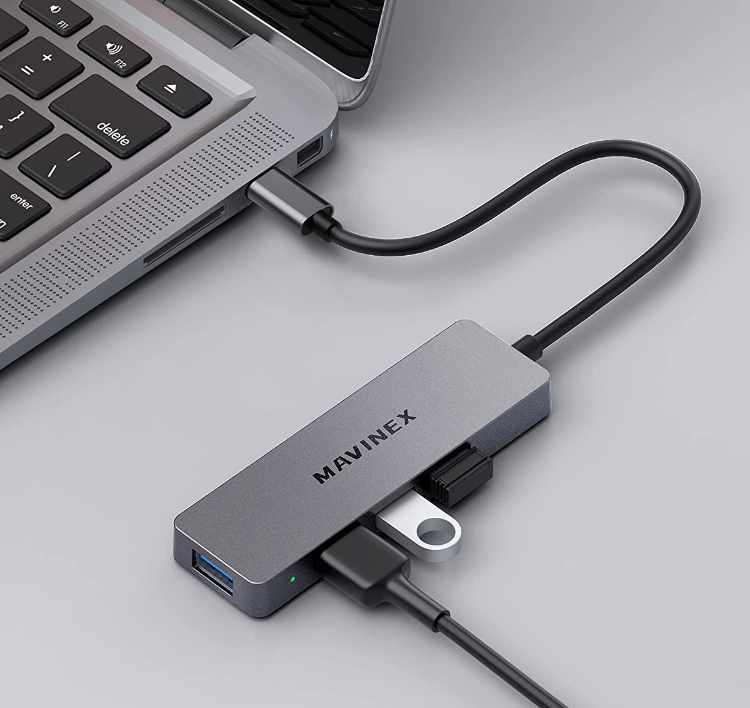 USB C Hub SuperSpeed - 4 portar - 3