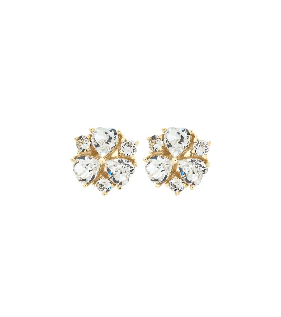 HEART SPARKLE STUDS GOLD - EDBLAD