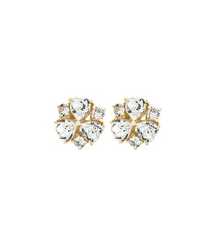 HEART SPARKLE STUDS GOLD - EDBLAD