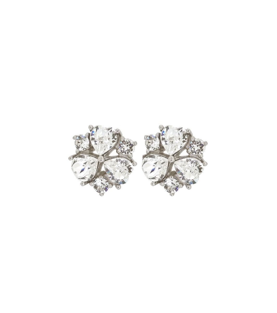 HEART SPARKLE STUDS STEEL - EDBLAD