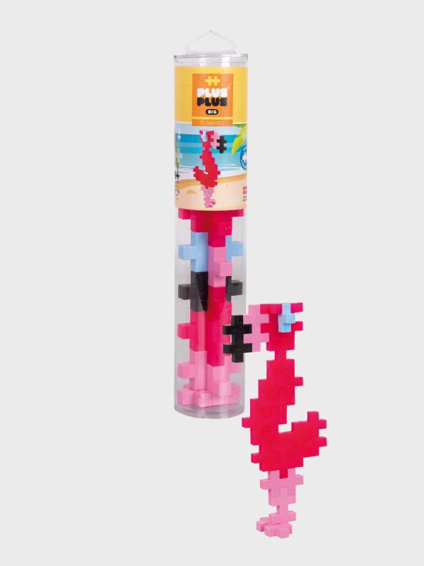 Plus-Plus BIG Tube Flamingo, 15 Bitar