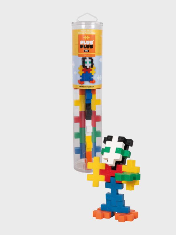 Plus-Plus BIG Tube Basic Färgmix, 15 Delar - 2