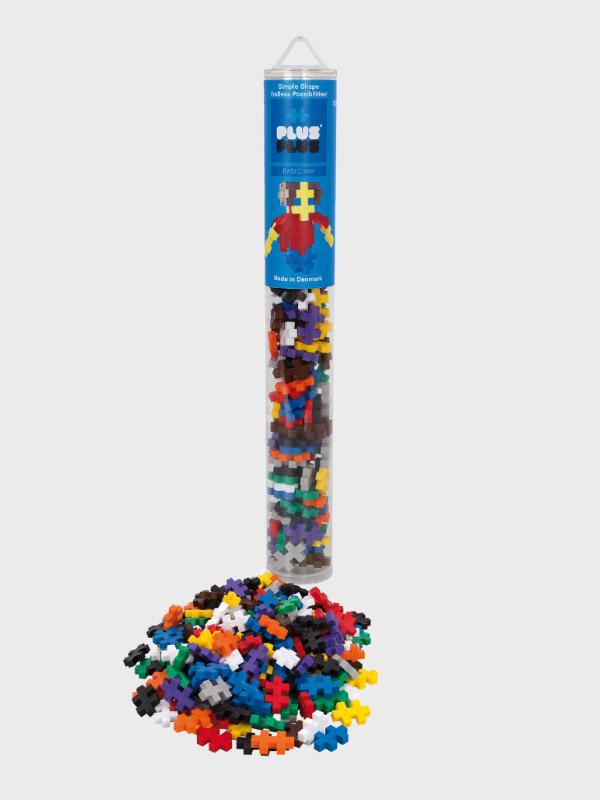 Plus-Plus Basic Mix Tube, 100 Pcs