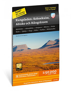 Kungsleden: Kebnekaise, Abisko & Riksgränsen Karta 1:50.000