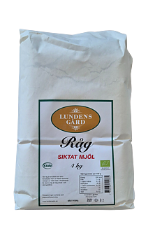 Lundens rågmjöl siktat, KRAV 4 kg