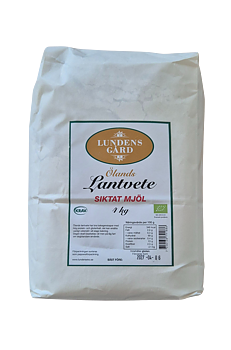 Vetemjöl, Ölandsvete siktat KRAV 4 kg, Lundens Eko