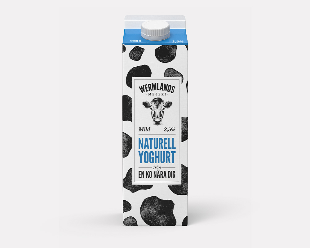 Yoghurt 'Naturell' 3,5% 1L - Wermlands Mejeri