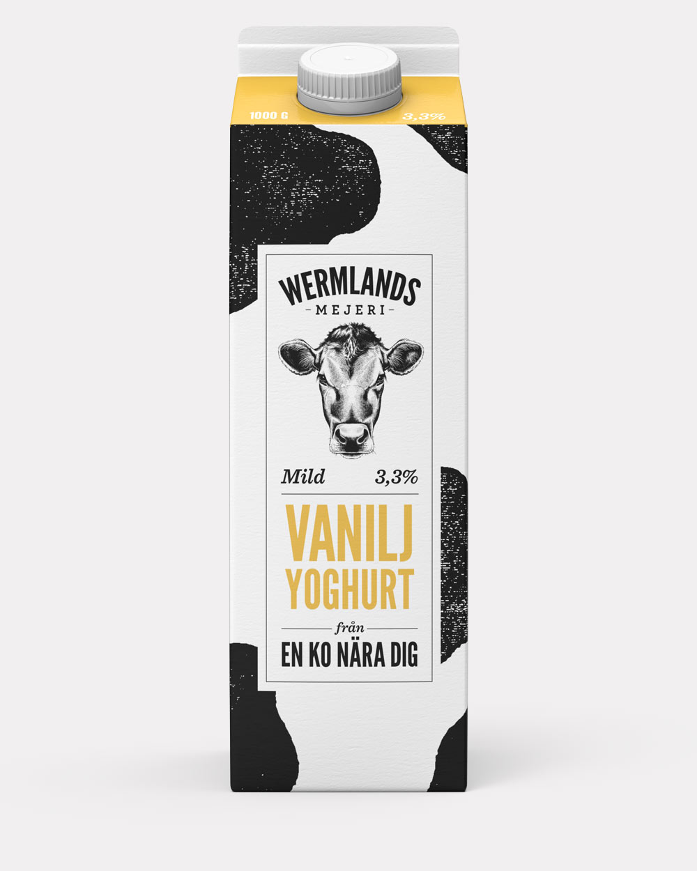 Yoghurt 'Vanilj' 3,3% 1L - Wermlands Mejeri