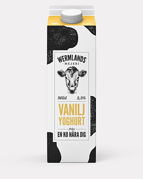 Yoghurt 'Vanilj' 3,3% 1L - Wermlands Mejeri