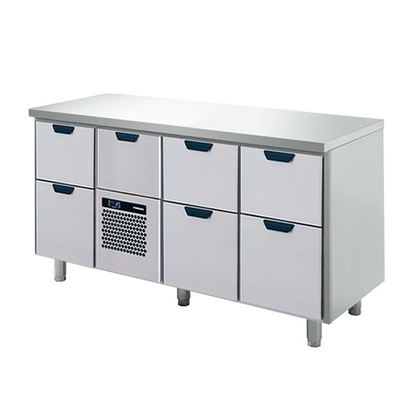 Barkylbänk, 7 lådor - B55