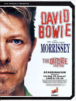 DAVID BOWIE - Göteborg 20 Jan Konsertaffisch (1996)