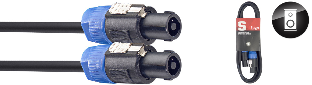 Speakon-Speakon 2m 2M-1,5/6FT-16GA SPKR SPK-SPK - 2