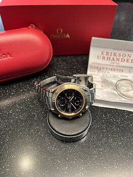 SÅLD 9 januari 2023 för 29.900:- Omega Speedmaster Day-Date Chronograph 40 mm 