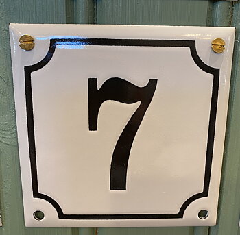 Emaljskylt 