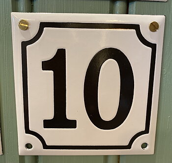 Emaljskylt 