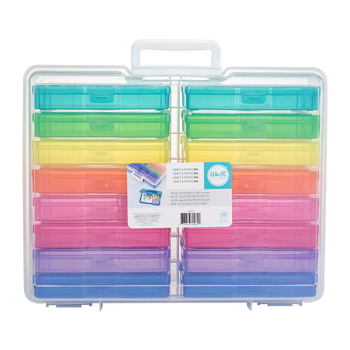 We R Memory Keepers Craft & Photo Translucent Plastic Storage