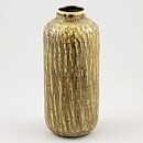 Gunnar Nylund (Birka 1965) Yellow/Brown Cylinder Vase 16 cm