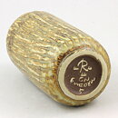 Gunnar Nylund (Birka 1965) Yellow/Brown Cylinder Vase 16 cm