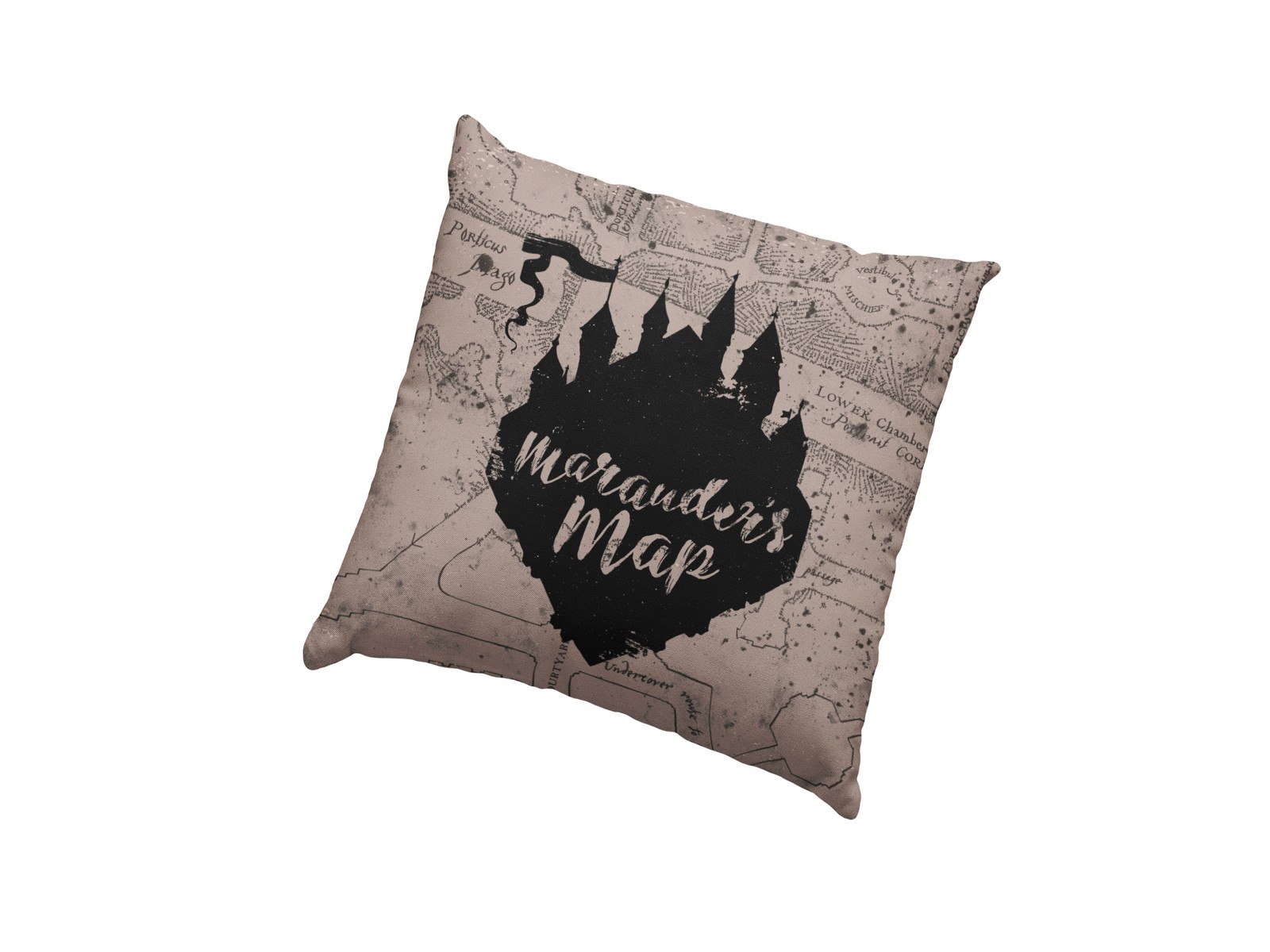 Harry Potter: Marauder's Map Square Cushion