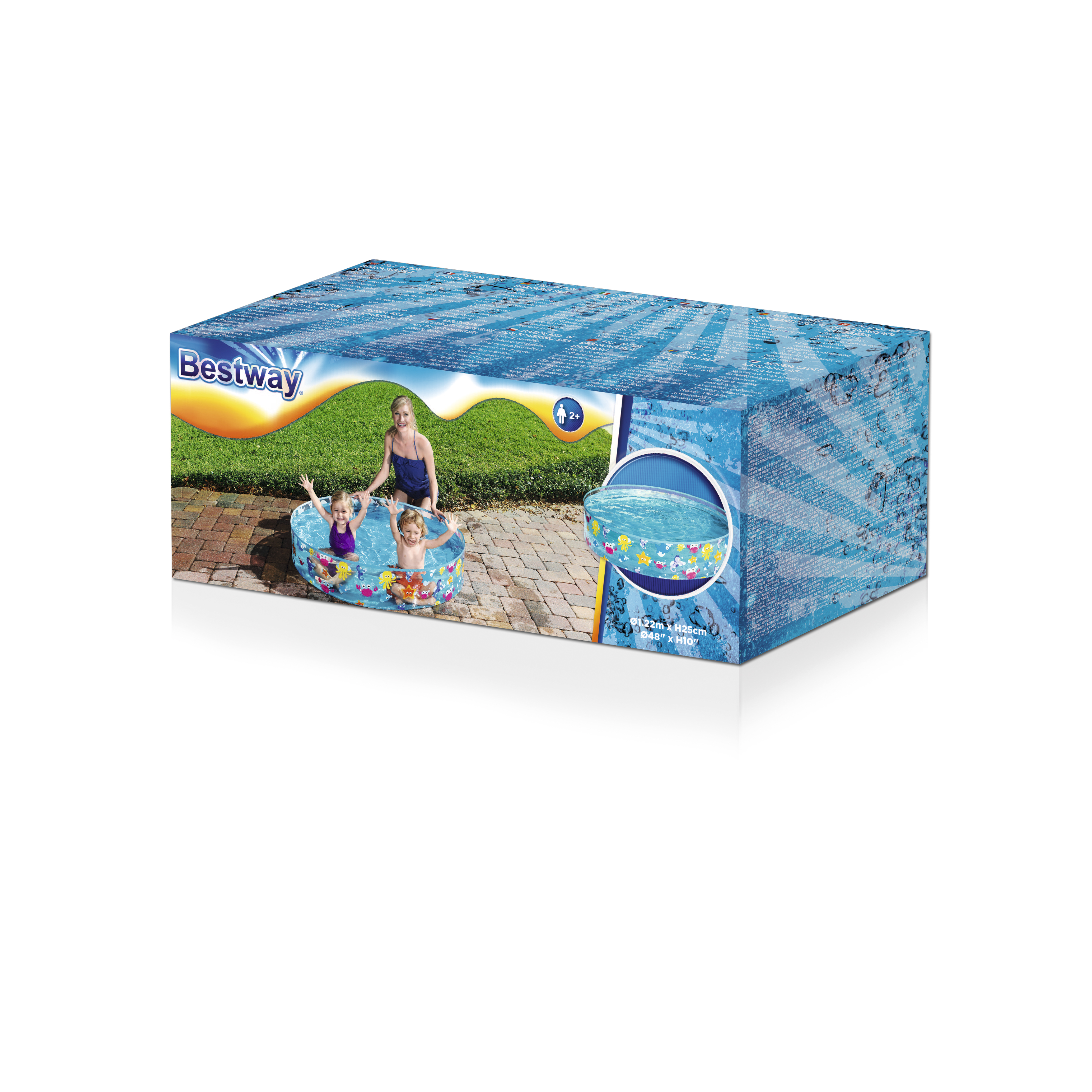 Bestway Pool med Kant - 2