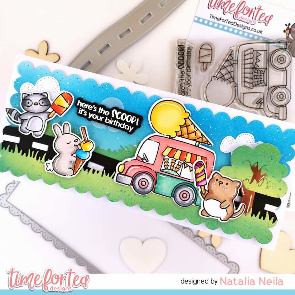 TIME FOR TEA DESIGNS-Cool Critters Clear Stamps  - 4