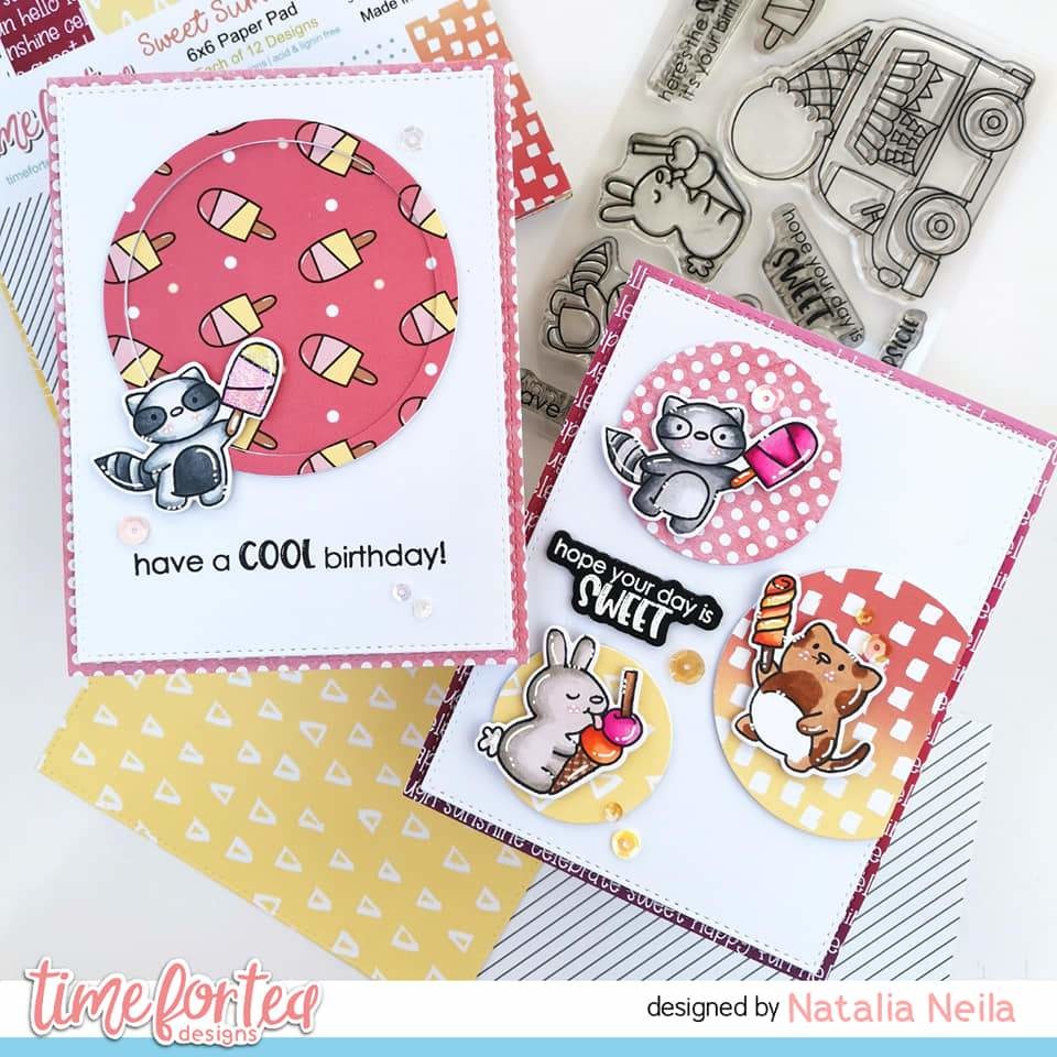 TIME FOR TEA DESIGNS-Cool Critters Clear Stamps  - 2
