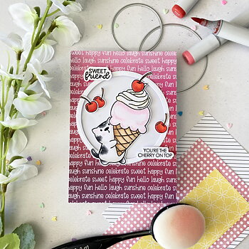 TIME FOR TEA DESIGNS-Sundae Sweeties Clear Stamps 