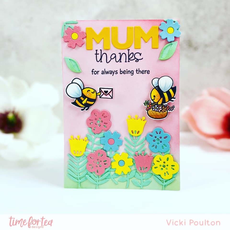TIME FOR TEA DESIGNS-Spring Blooms Metal Dies  - 7