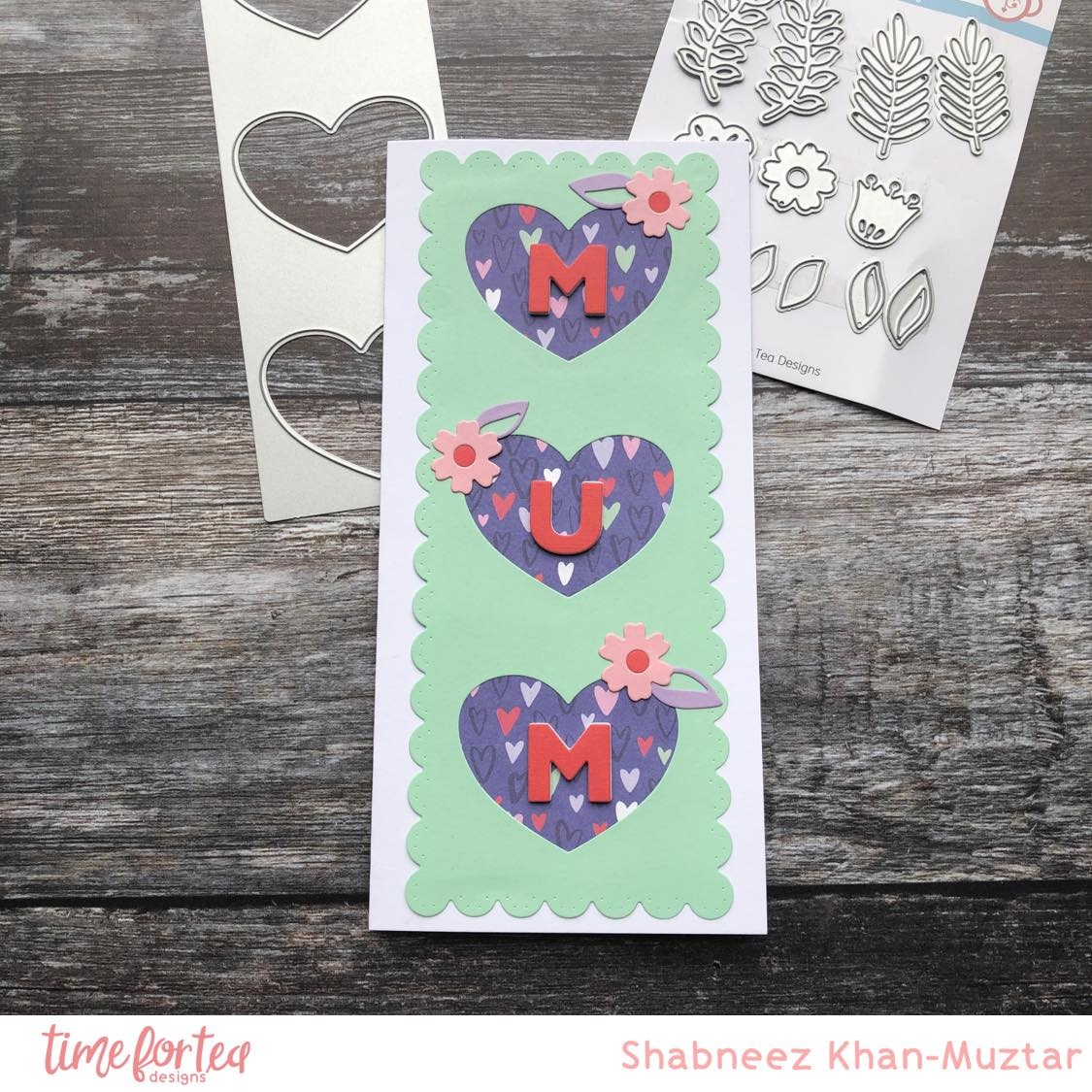 TIME FOR TEA DESIGNS-Spring Blooms Metal Dies  - 9