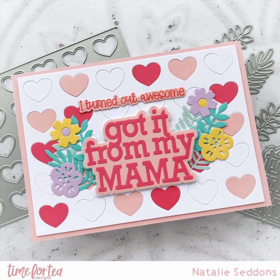 TIME FOR TEA DESIGNS-Spring Blooms Metal Dies  - 5