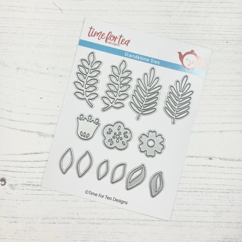 TIME FOR TEA DESIGNS-Spring Blooms Metal Dies 