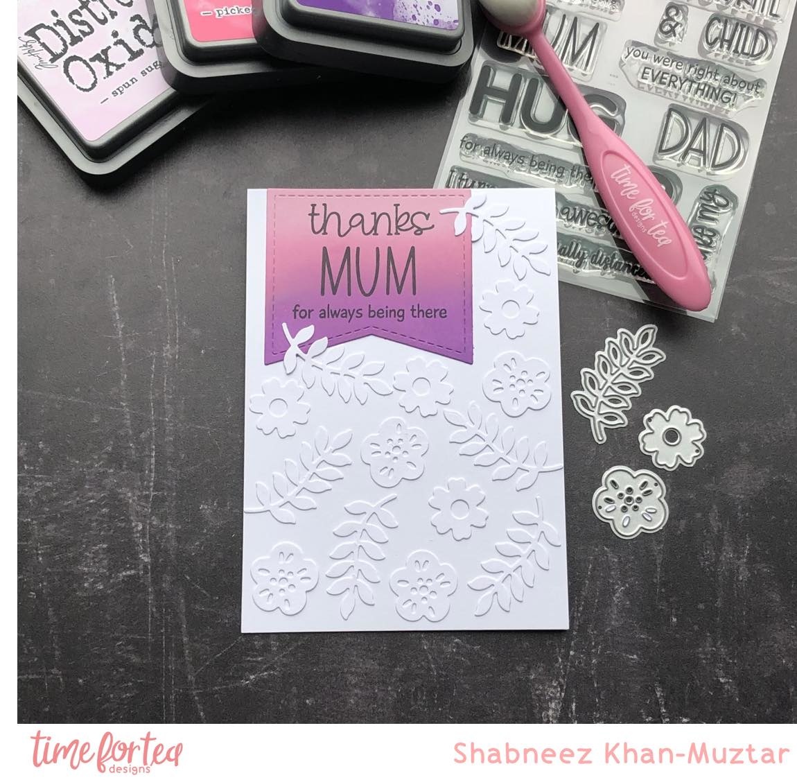 TIME FOR TEA DESIGNS-Spring Blooms Metal Dies  - 3