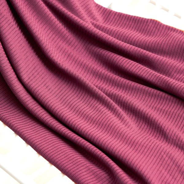 DERBY RIBBED - RASPBERRY