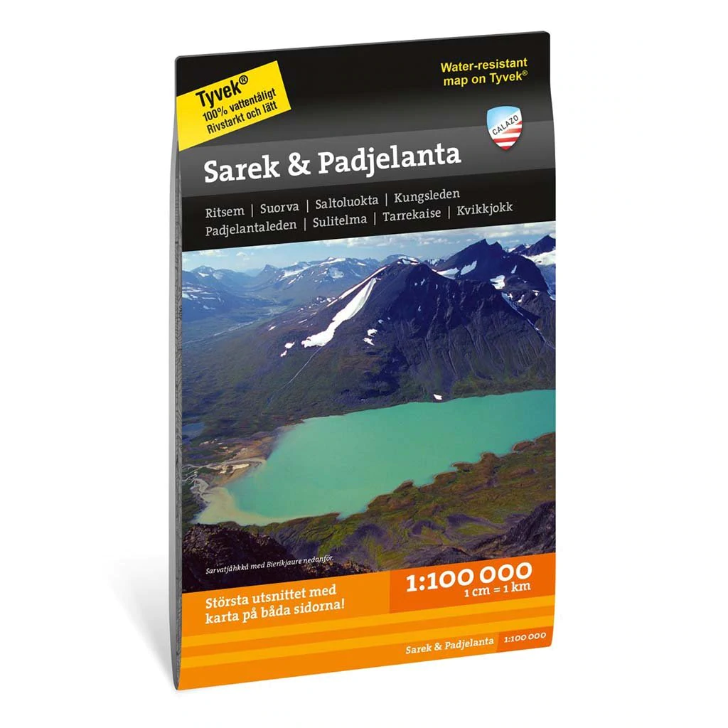 Sarek & Padjelanta Karta 1:100.000