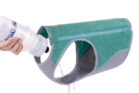 Ruffwear Swamp Cooler Zip Dog Cooling Vest - Aurora Teal