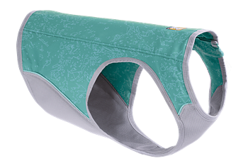 Ruffwear Swamp Cooler Zip Dog Cooling Vest - Aurora Teal
