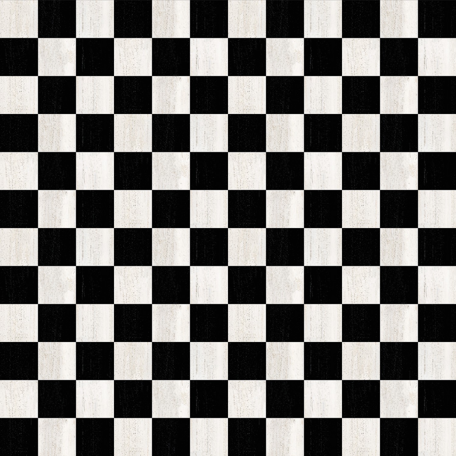 Id Rather Be Playing Chess Checkerboard Black (30 x 110 cm)