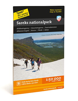 Sareks Nationalpark Karta 1:50000